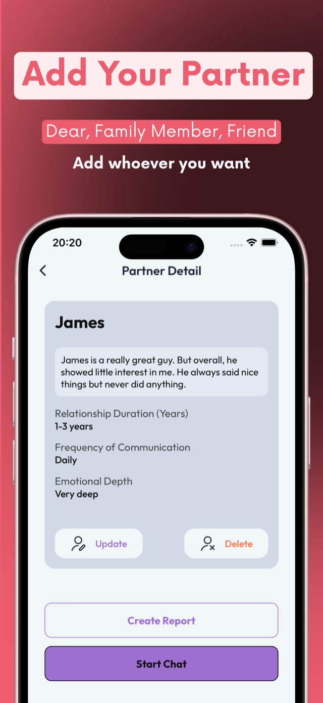 CoupleCare add partner screen